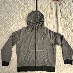 Nike | Men’s Sportswear Club Fleece | Full-Zip Hoodie | XLarge | Gray | Like New